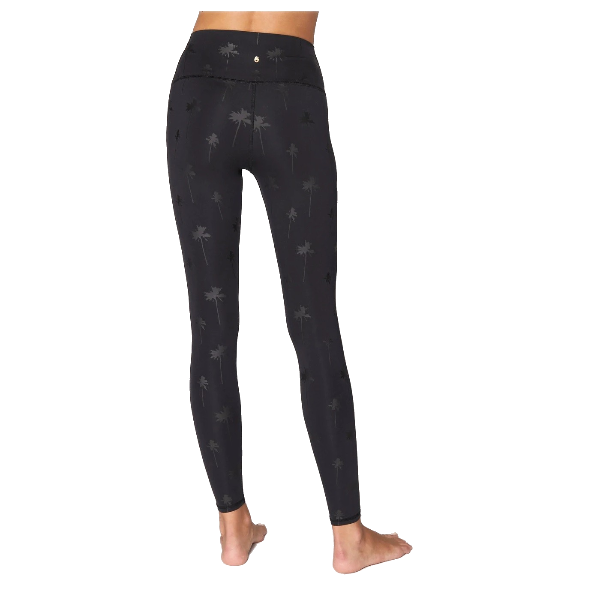 SG INTENT HIGH WAIST LEGGING TONAL PALMS PRINT BACK SIDE