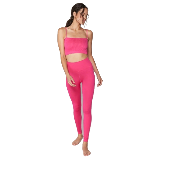 LOVE SCULPT LEGGING RASPBERRY LEFT SIDE
