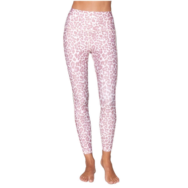 SG INTENT HIGH WAIST 7/8 LEGGING DESERT LEOPARD PRINT FRONT SIDE