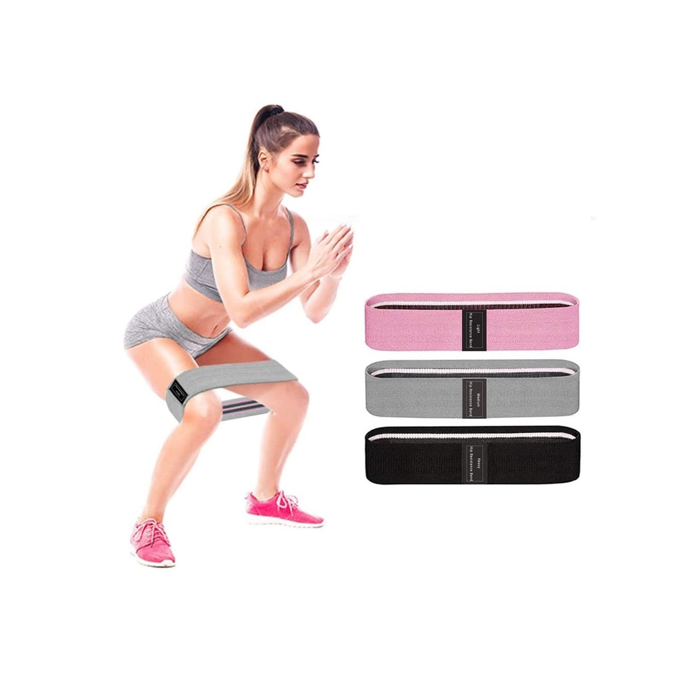 Suria Soft NON SLIP Resistance -Booty Bands – KATA ASANA