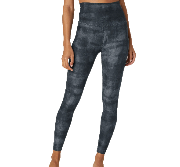 SPACEDYE CAUGHT IN THE MIDI HIGH WAISTED LEGGING SILVER MIST