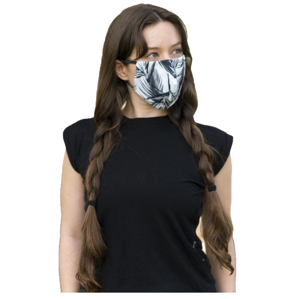 Yoga Inspired Face Mask Havana Front Side