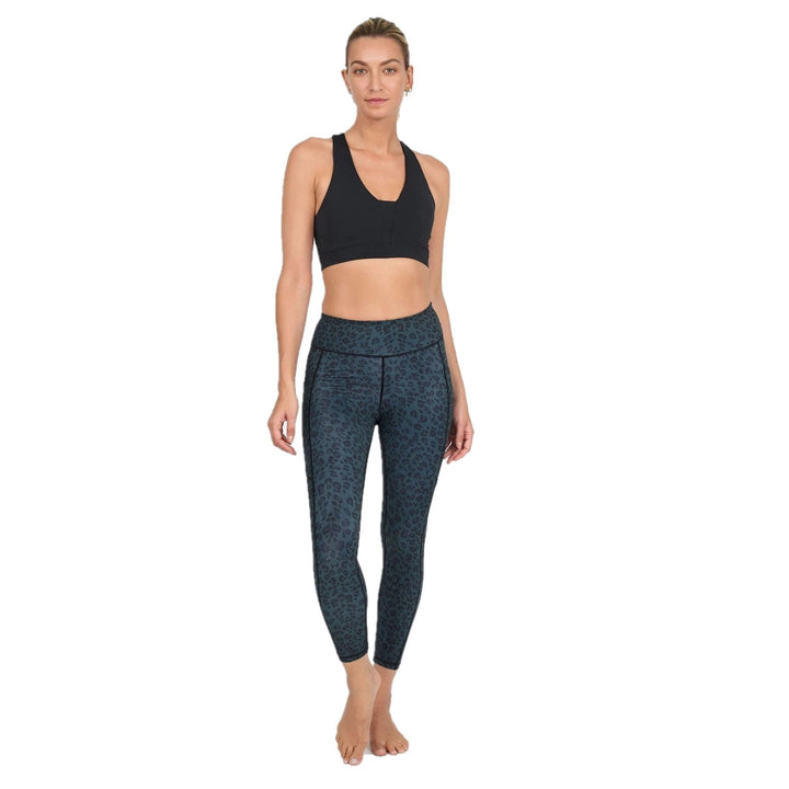 Ziki Bondi Pocket Printed Recycled Legging Ziki Front Side