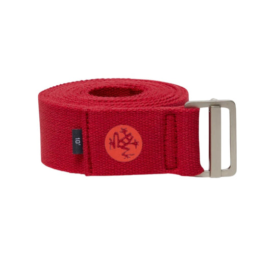 ALIGN YOGA STRAP ROSE 10FT FRONT SIDE