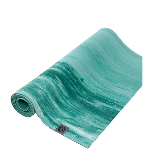 EKO LITE YOGA MAT 4MM WASABI MARBLED RIGHT SIDE