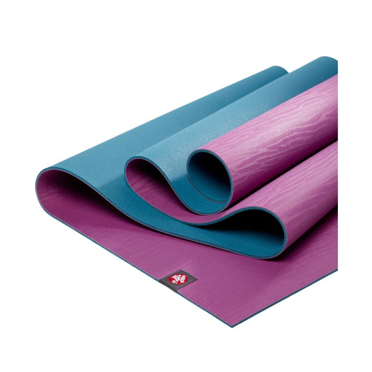 EKO YOGA MAT PURPLE LOTUS BACK SIDE