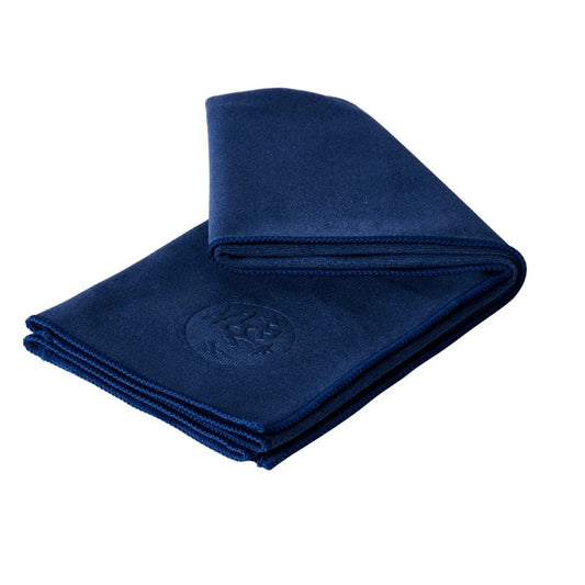 EQUA YOGA HAND TOWEL MIDNIGHT LEFT SIDE