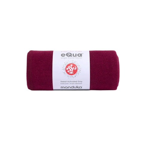 EQUA YOGA HAND TOWEL ROOT FRONT SIDE