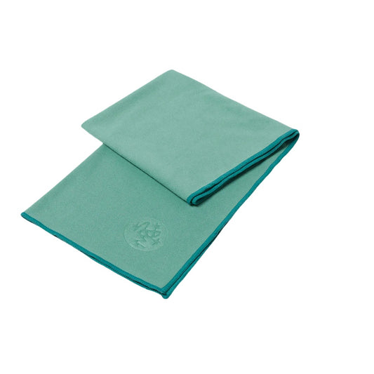 EQUA YOGA HAND TOWEL WASABI LEFT SIDE