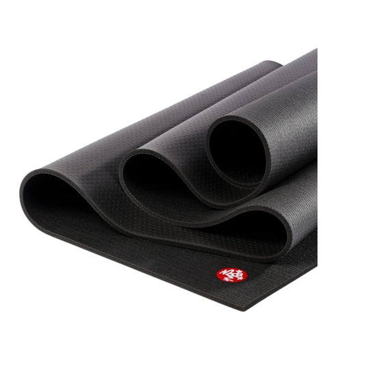 PRO YOGA MAT BLACK 71 INCHES BACK SIDE