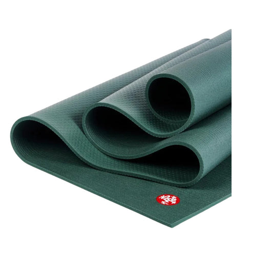 PRO YOGA MAT BLACK SAGE BACK SIDE