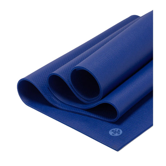 PRO YOGA MAT BLUE TOAD 85 INCH BACK SIDE