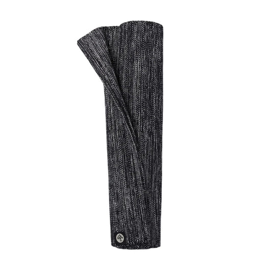 SHALA YOGA RUG BLACK HEATHER FRONT SIDE