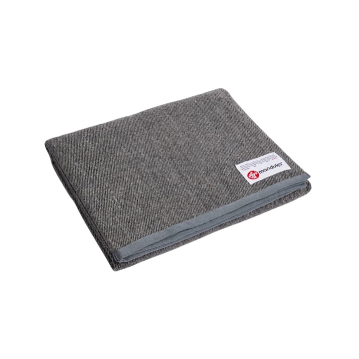 TWILL WOOL BLANKET SEDIMENT FRONT SIDE