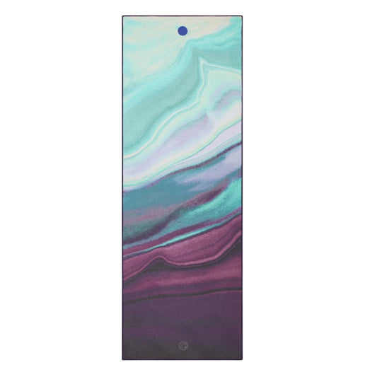 YOGITOES SKIDLESS MAT TOWEL 2.0 AMETHYST INTUITION TOP SIDE