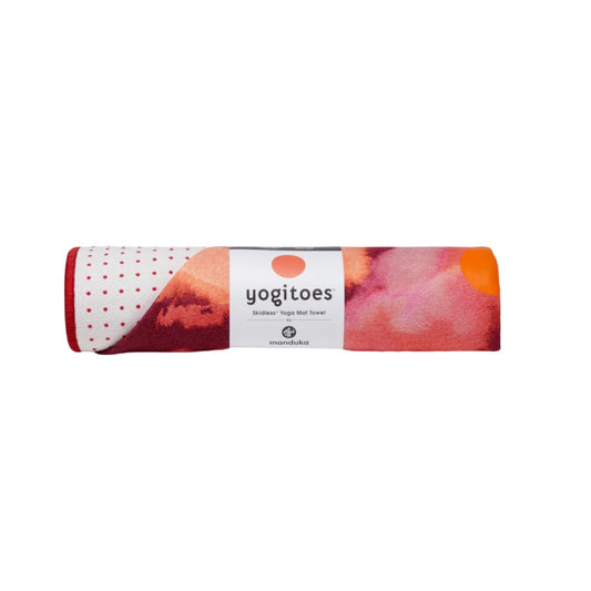 YOGITOES SKIDLESS MAT TOWEL 2.0 BLOOM FRONT SIDE