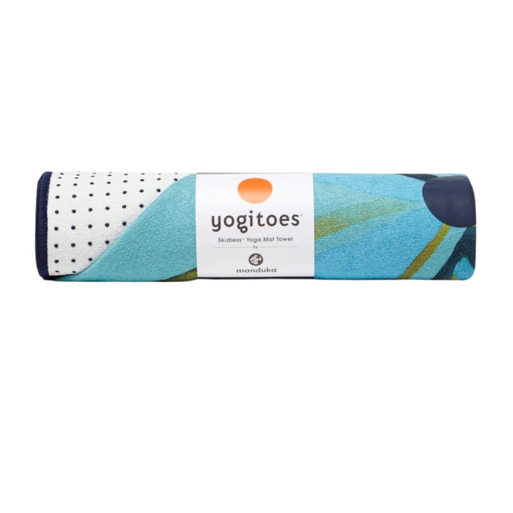 YOGITOES SKIDLESS MAT TOWEL 2.0 EMARALD ENLIGHTENMENT FRONT SIDE