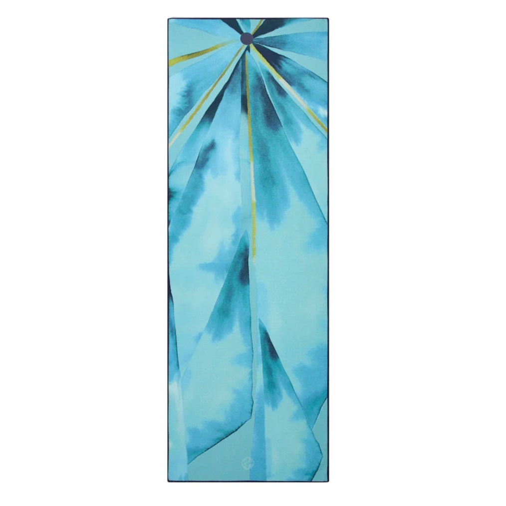 YOGITOES SKIDLESS MAT TOWEL 2.0 EMARALD ENLIGHTENMENT TOP SIDE