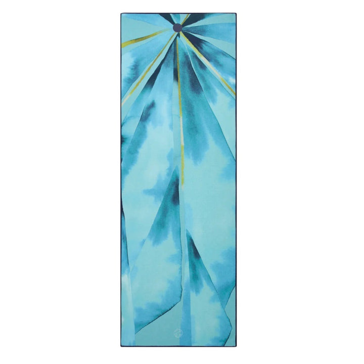 YOGITOES SKIDLESS MAT TOWEL 2.0 EMARALD ENLIGHTENMENT TOP SIDE