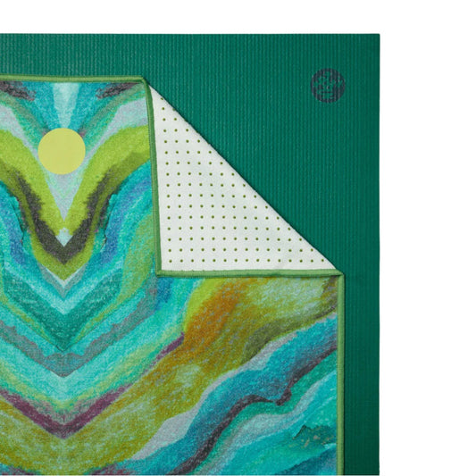 YOGITOES SKIDLESS MAT TOWEL 2.0 JOURNEY LEFT SIDE