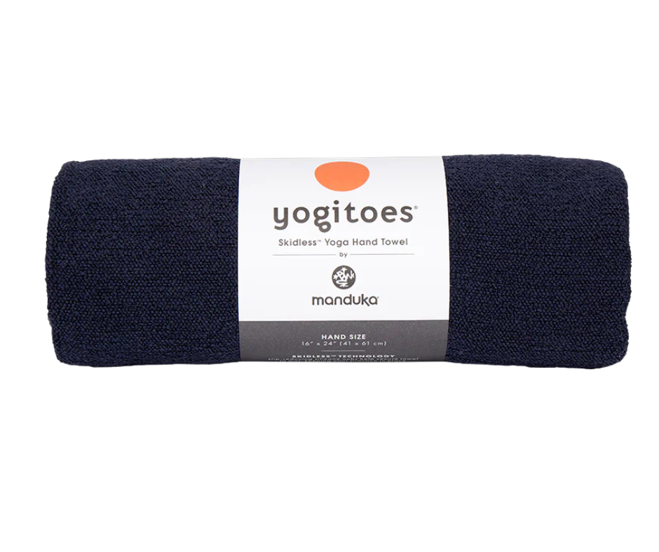 YOGITOES® Skidless® Hand Towel – Midnight 16"