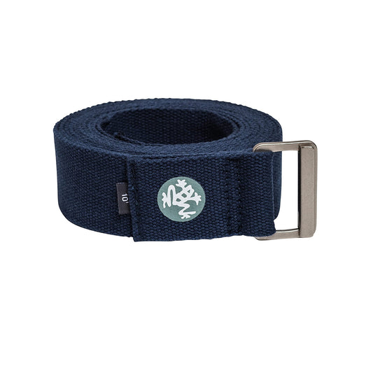 ALIGN YOGA STRAP 10FT MIDNIGHT FRONT SIDE