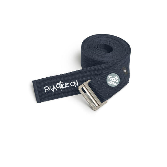 ALIGN YOGA STRAP 10FT MIDNIGHT LEFT SIDE
