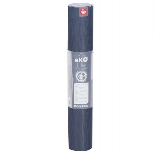 EKO LITE YOGA MAT 4MM MIDNIGHT FRONT SIDE