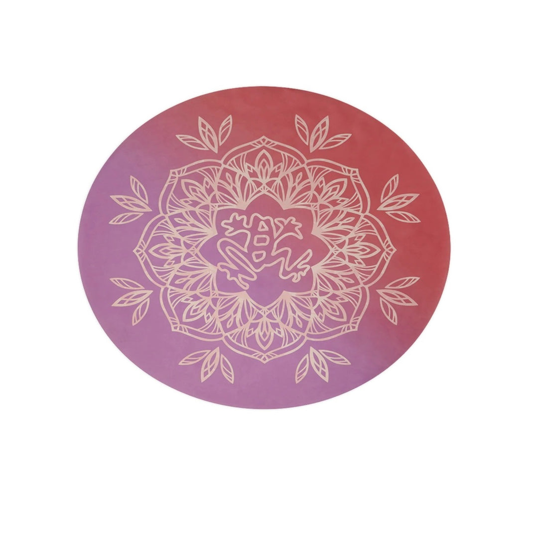EQUA EKO ROUND MAT LILY PAD FRONT SIDE