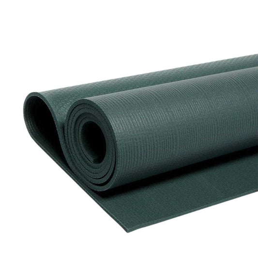 PRO YOGA MAT LONG AND WIDE BLACK SAGE BACK SIDE