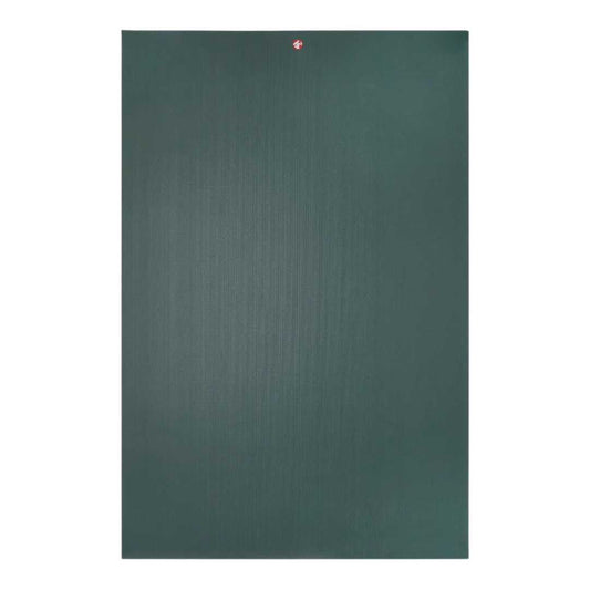 PRO YOGA MAT LONG AND WIDE BLACK SAGE TOP SIDE