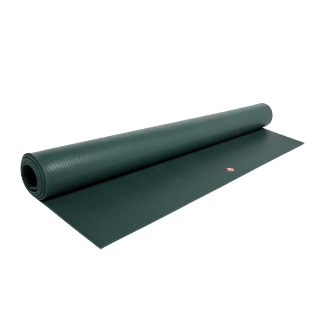 PRO YOGA MAT - LONG AND WIDE - BLACK SAGE - 79 INCHES