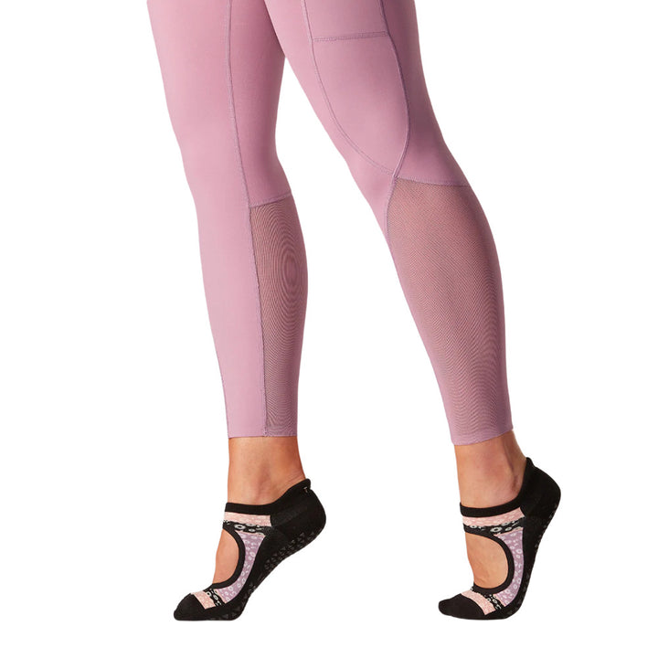 STASH & DASH 7/8 LEGGINGS WISTERIA LEFT SIDE