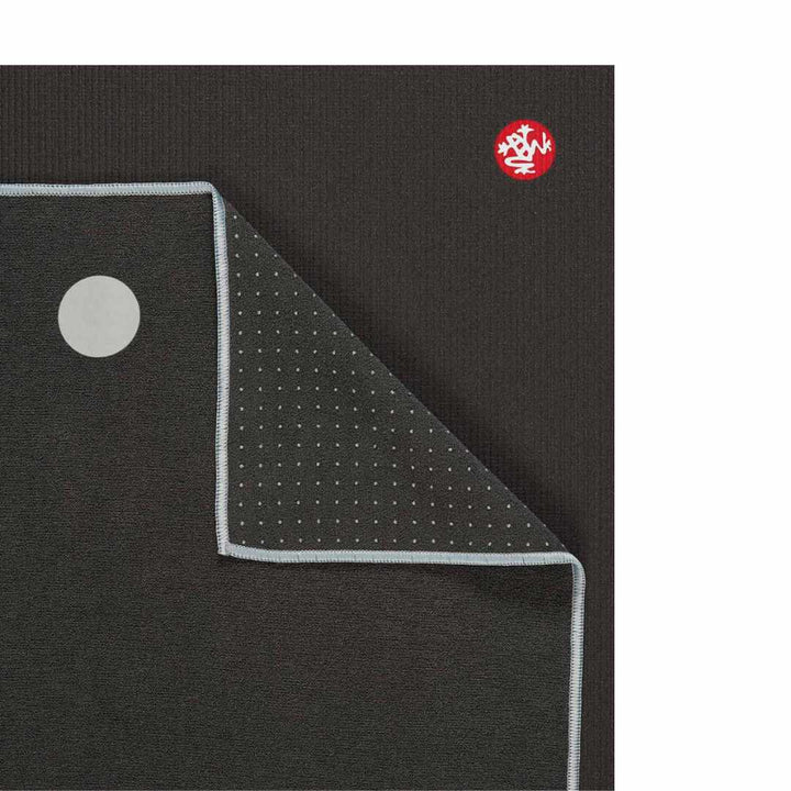 YOGITOES SKIDLESS MAT TOWEL 2.0 GREY LEFT SIDE