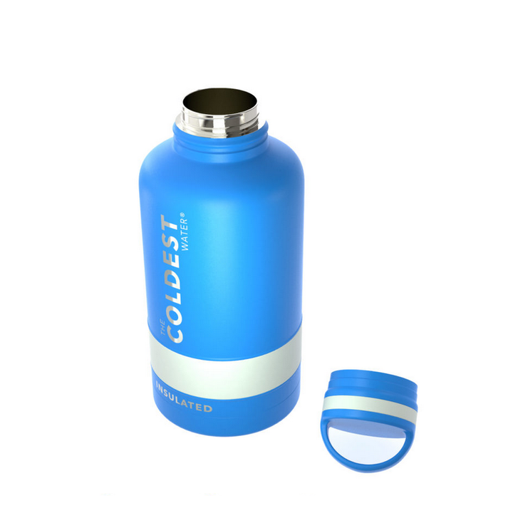 The Coldest Water Bottle - 64 oz Sailor Blue