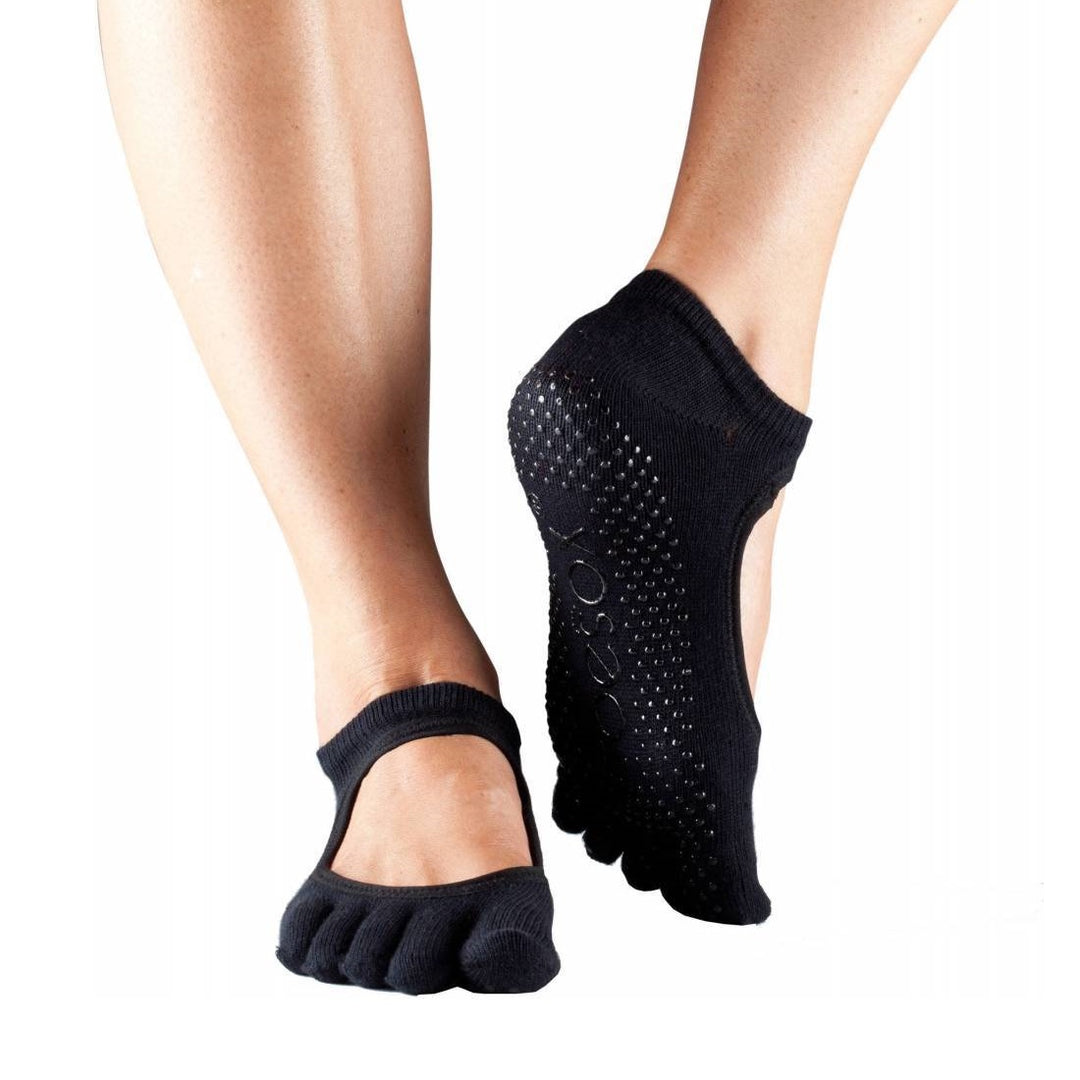 Toesox Women's Luna Half Toe (Black) Medium : : Clothing
