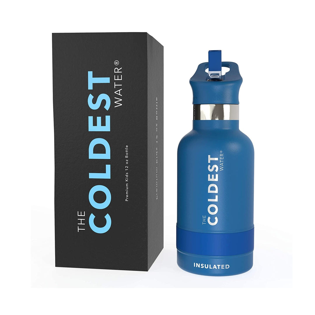 The Coldest Water Bottle Kids - 12 oz Blue