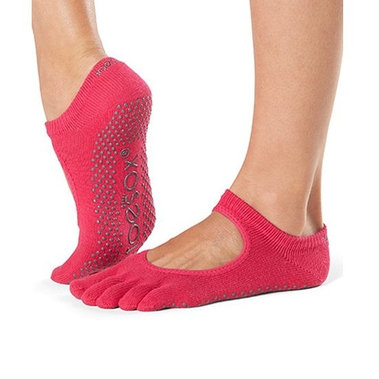 TOESOX - GRIP HALF TOE BELLARINA - ​Bellarina has everything you need in a  barre sock. Bellarina struts her stuff with a heel…